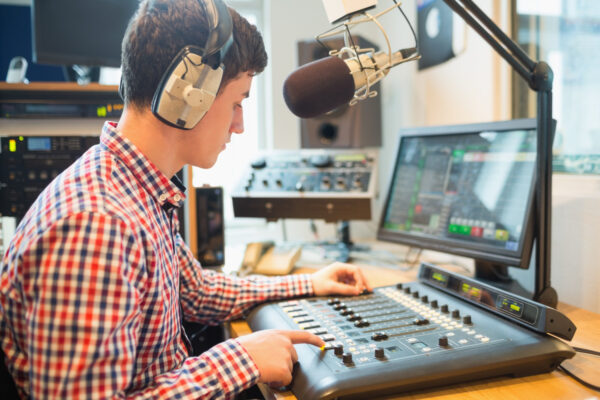 radio commercial technical glitch